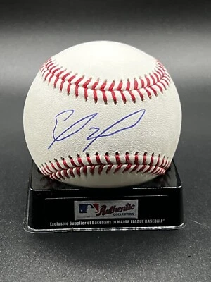 Eloy Jimenez autografado oficial Major League Baseball Fanatics MLB CERTIFICADO DE AUTENTICIDADE - Imagem 1 de 2