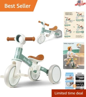 Bicicleta de Equilibrio 4 en 1 - 1-4 Años Niños Niñas - Fácil Montaje - Diseño Seguro Foto 1 de 4