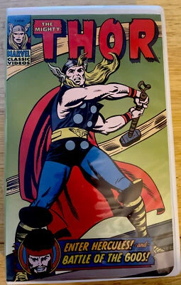 The Mighty Thor,Enter Hercules and the Battle of the Gods. Great Cond. Unwatched - Image 1 of 2