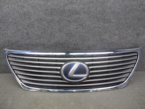 🥇08-09 LEXUS UVF46 LS600hL HYBRID FRONT BUMPER CHROME TRIM GRILLE W EMBLEM OEM - Foto 1 di 18