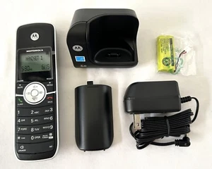 Motorola L303 DECT 6.0 Replace /Add Cordless Handset with Base, Adapter &Battery - Picture 1 of 12