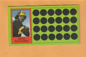 Gene Richards San Diego Padres 1981 Topps Scratchoffs #86 5W - Imagen 1 de 2