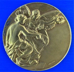 BELGIEN Medaille SALON INTERNATIONAL INVENTEURS BRUXELLES 1953 in Box Ø 40,6-32,3gr - Bild 1 von 4