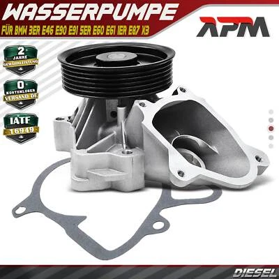 Pompe à Eau pour BMW 3er E46 E90 E91 318d 320d 5er E60 E61 520d 1er E87 X3 2.0L - Photo 1/4