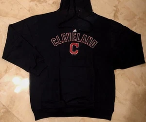 Sexy Suéter con Capucha Cleveland Indians Damas XL Azul Marino Mujer MLB - Imagen 1 de 2