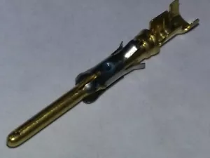 AMP 66103-4 26-24 awg dorado engarzado macho 25 piezas. - Imagen 1 de 2