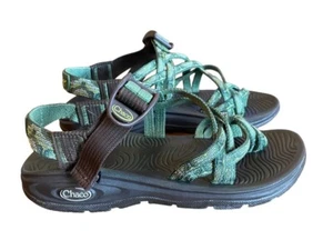Chaco ZX2 Classic Brown Green Sandal SZ Women 5 Strappy Water Hike Sports - Picture 1 of 10