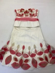 COAST Obreon Stunning Skirt & Bustier, Ivory Size UK12 BUSTIER Size UK14 SKIRT - Picture 1 of 18