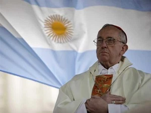 FOTO DE PÓSTER BRILLANTE PAPA FRANCISCO ARGENTINA cardenal jorge bergoglio 2005 - Imagen 1 de 1