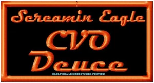 CVO DEUCE Screamin Eagle -   BIKER PATCH - Bild 1 von 1