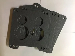 10 Pack Base Carburetor Mounting Gasket fits Rochester Q-Jet 4 Barrels - Picture 1 of 5