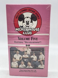 Vintage Disney Mickey Mouse Club Volume Five 5 VHS - Picture 1 of 6