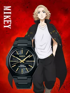 SEIKO WIRED x Tokyo Revengers Collaboration Limited AGAK714 Watch Mikey - Picture 1 of 12