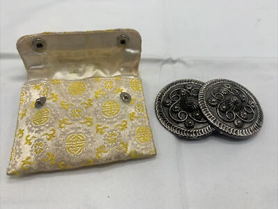 ✨RARO HOTEL MANDARIN VINTAGE HONG KONG K.S. Hebilla de cinturón para joyero Sze & Sons✨ Foto 1 de 4