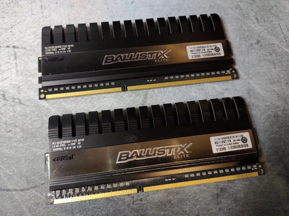 DDR3 8go (2x4go) 1600Mhz Ballistix Elite - Image 1 of 1