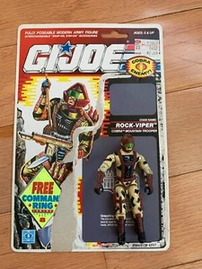 G.I. Modellino Joe Rock Viper V1 + cartoncino non tagliato vintage - Foto 1 di 5