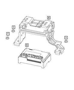 Genuine Mopar Transfer Case Control Module 68483374AC - Picture 1 of 1