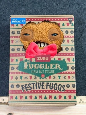 Fuggler Funny Ugly Monsters Plush Toy FESTIVE FUGGS Series Gingerbread NEW - Image 1 of 2
