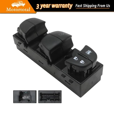 For Nissan Altima Sentra 2011-18 Power Window Master Control Switch Driver Side Foto 1 de 4