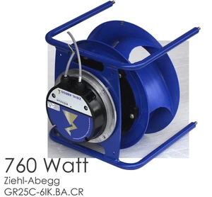 ZIEHL-ABEGG Gr25c-6ik.ba.cr 115467/A01 115669/A01 Radial Catchment Fan Blue - Picture 1 of 8