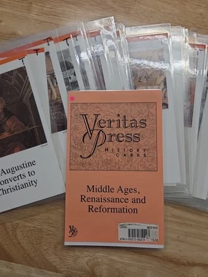 Veritas Press History Cards Middle Ages Renaissance Reformation - Image 1 of 3