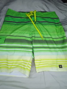 Men's Swim Board Shorts 32 Rip Curl Green - Picture 1 of 8