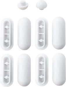 10 Pack Set Toilet Seat Buffers Universal WC Replacement Cushioning Pads Noise - Picture 1 of 5