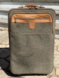 Vintage Hartmann Tweed&leather Accent Suitcase - Picture 1 of 8