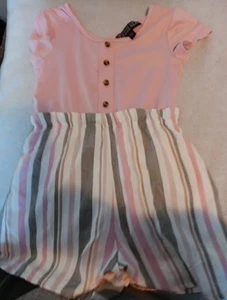 Trixxi Girl Girls One Piece Playsuit Striped Size S - Picture 1 of 4