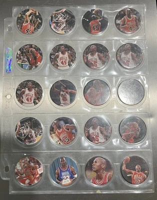 Michael Jordan 1995 Upper Deck Pogs Not A complete set 58 total Pogs Mint Cond. - Image 1 of 4