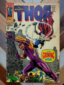 THOR #140 EN MUY BUEN ESTADO - 3,5 (Marvel 1967) 1ª aplicación GROWING MAN + KANG Stan Lee & Jack Kirby - Imagen 1 de 10