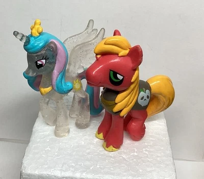 My Little Pony Blind Bag Princess Celestia translucent & Big McKintosh Figures  - Image 1 of 4