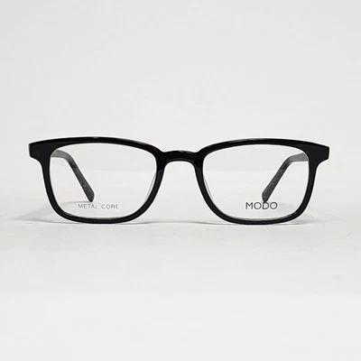 MODO 6613 Gafas rectangulares unisex hechas a mano en negro | 48 mm Foto 1 de 4