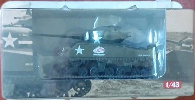 Die cast 1/43 Modellino Carro Armato Tank M4A3 (76mm) Sherman Bastogne 1944 - Immagine 1 di 2