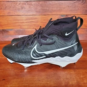 Nike Alpha Huarache NXT Baseball Cleats Metal Men 11 Black DJ6517-001 New - Picture 1 of 7