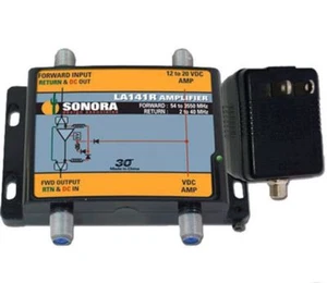 Sonora LA141R-T SWM 14dB Gain Line Amp with 12V Power Supply - NEW - Picture 1 of 1