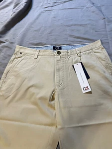 Men's 36x34 Khakis Cutter & Buck Regular Fit New With Tags. Golf Or Casual - Picture 1 of 9