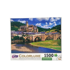 Rompecabezas Colorluxe 1500 piezas Estaing Francia - Imagen 1 de 4