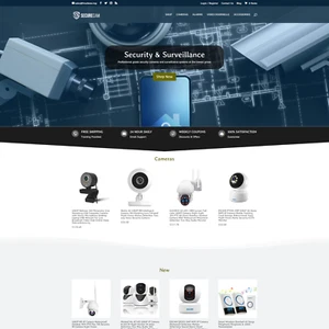 Cámaras de seguridad para el hogar Dropshipping Store | Dropship llave en mano sitio web comercial - Imagen 1 de 3