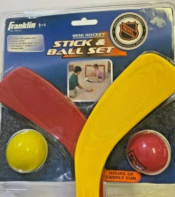 弗兰克林 #7927511 迷你曲棍球棒和球套装 - 全新包装 - 免费送货 — 第 1/4 张图片