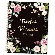 Teacher Planner 2024-2025 - Lesson Planner 2024-2025 from July 2024 - Black