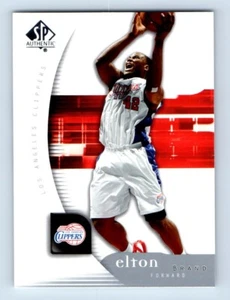 2005-06 SP Authentic Elton Brand Los Angeles Clippers #35 - Picture 1 of 2