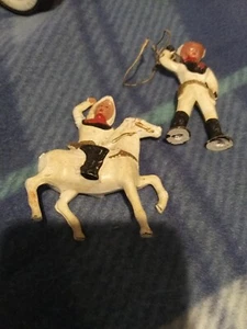Vintage Cast Iron Cowboy Toys - Picture 1 of 6