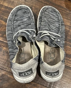 Mocassini scarpe casual Hey Dude Wendy Sox grigio scuro da donna taglia 6 - Foto 1 di 6