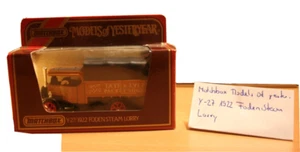 Matchbox Models of Yesteryear Y27 Foden Steam 1922 - Bild 1 von 5