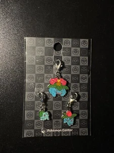 Pokemon Center Japan 2024 - Venusaur Bulbasaur Ivysaur Metal Charm Keychain New - Imagen 1 de 1