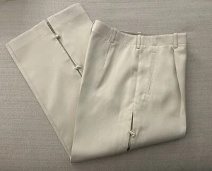 Giorgio Armani Black Label Cotton Silk Women’s Dress Pants 40 - Picture 1 of 14