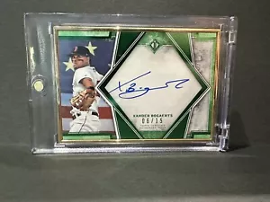 2019 Topps Transcendent Xander Bogaerts Green Auto Autograph 06/15 Red Sox - Picture 1 of 2