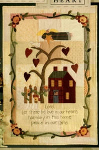 Liebe in unseren Herzen Wanddecke Muster Segen von zu Hause Familie & Land - Bild 1 von 2