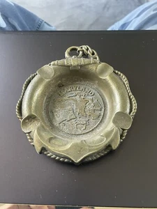 Vintage, Maryland Messing County Aschenbecher - Bild 1 von 4